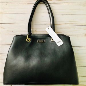BCBG Black Silvia Satchel